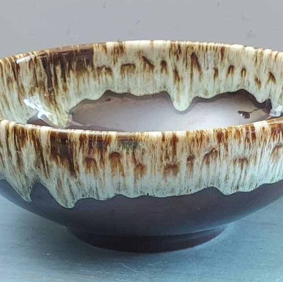 Vintage Brown Drip Bowl - Picture 8 of 9